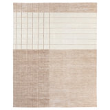 Jaipur Living Dommel LNM01 Handknot Geometric Ivory/Tan Area Rug (6'X9')