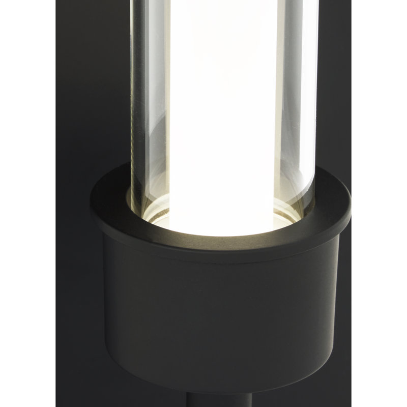 Linger 1 - Light LED Armed Sconce, Black