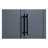 Modern Freestanding Kitchen Pantry,Buffet Food Storage, Coffee Bar Cabinet With Drawer, 2 Adjustable Shelves And 2 Door Shelves For Dining, Kitchen, Set Of 2, Gray-1077848890