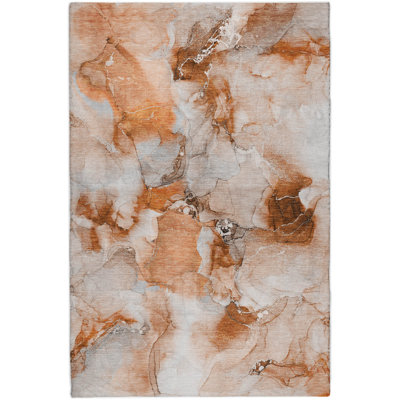 Premium Machine Washable Dream Shag ADS526 Watercolors Rug