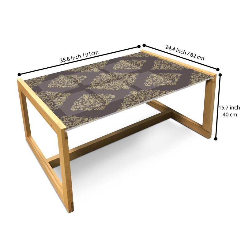 Jacquelien Sled Coffee Table, 90cm H x 62cm W x 40cm D