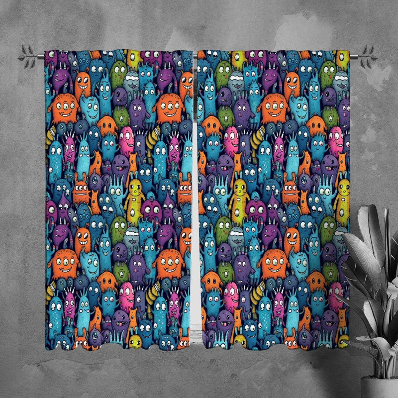 Paire de rideaux obscurcissant en polyester Nesto, L 40 po x H 61 po