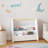 Kids Bookshelf with Wooden Handle