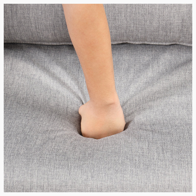 Lin Sarenac 41,5 po, 100 % lin gris clair