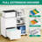 Keydy 31.5'' Wide 2 -Drawer Mobile Steel File Cabinet-1386447310
