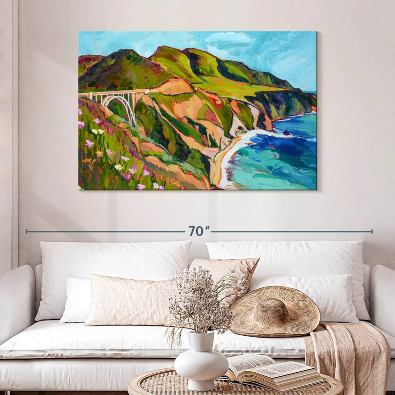 California Road, 32" H x 48" W