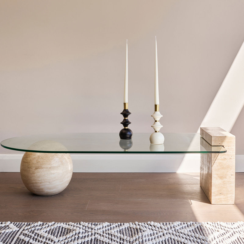 Aeneas Brass Tabletop Candlestick