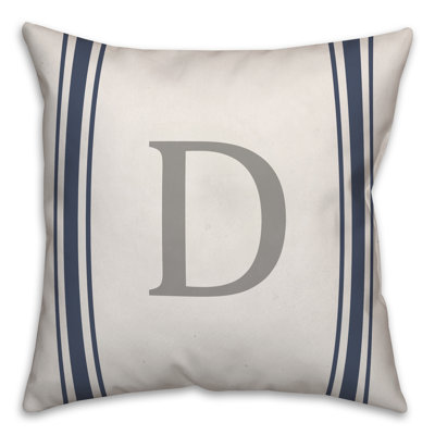 Housse et insert de coussin carré Monogram