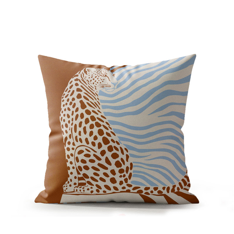 Coussin intérieur en faux suède Damisa, Lavande latté, 18 x 18