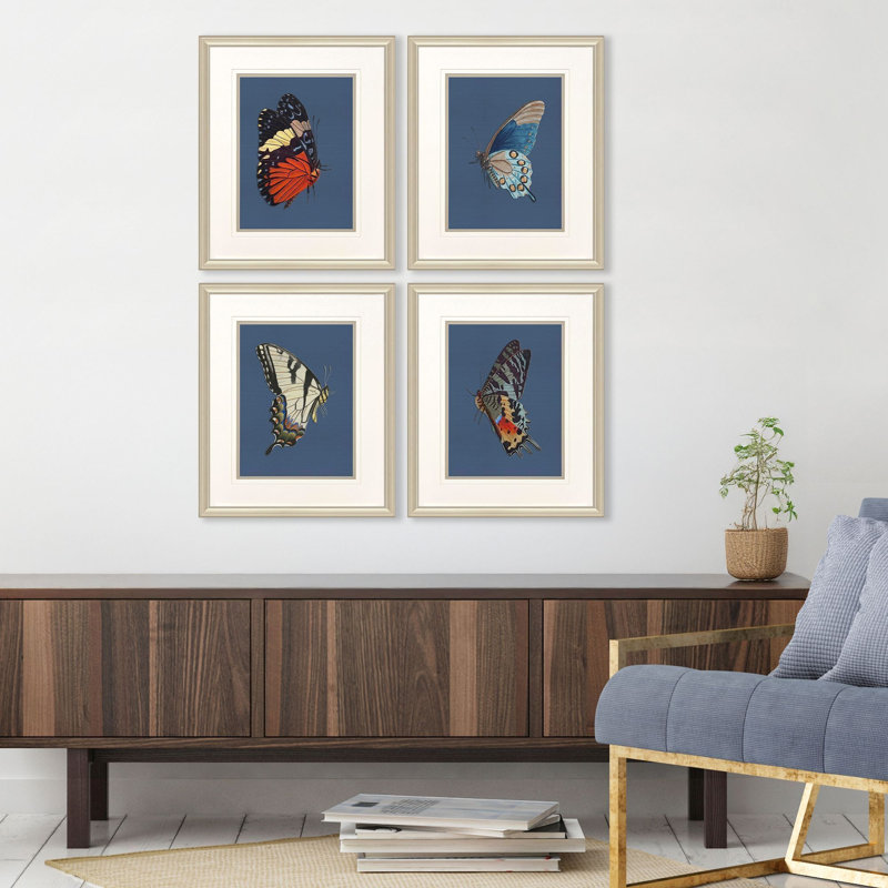 Color Flutters Framed Art