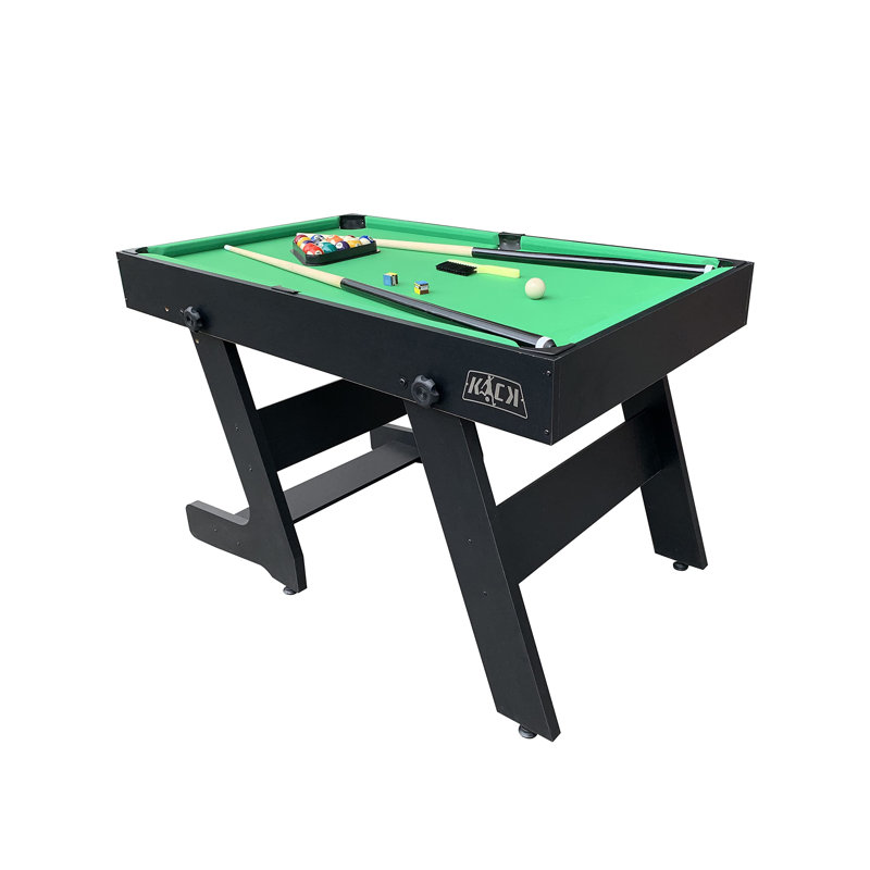 KICK Quatro 55″ 4-in-1 Multi Game Table Combo Arcade Set for Home, Game Room, Friends & Family, Black