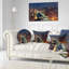 Coussin lombaire soirée cityscape photo paris city
