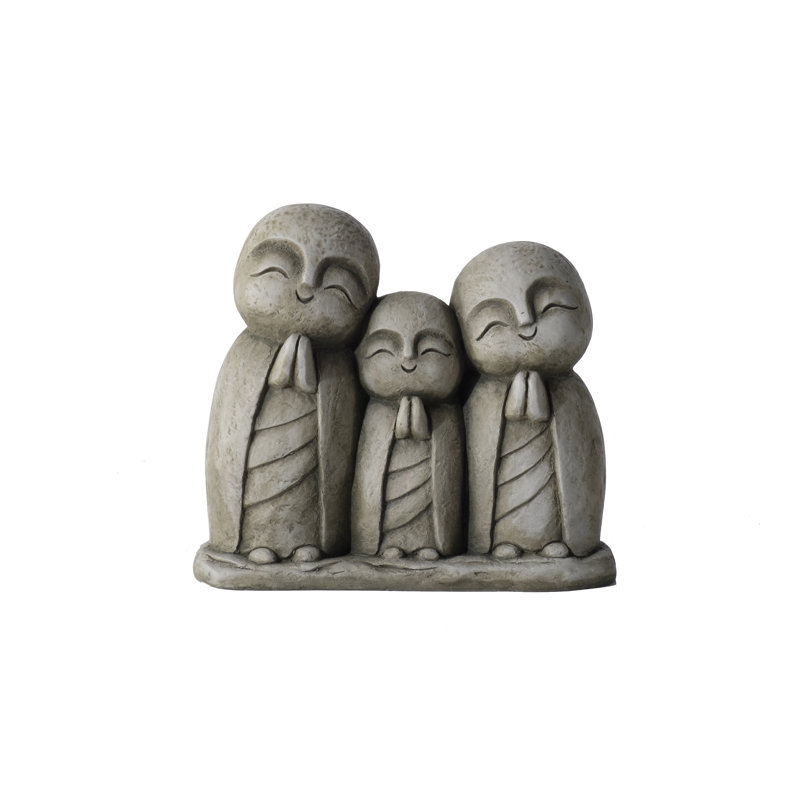 Statue de jardin de famille en prière