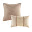 Grand édredon brodé en fausse soie - 8 pièces, beige 8 soie, rembourrage,-118652085