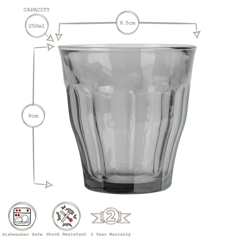 250ml Drinking Glass Set
