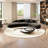 Black curved negotiating sofa-105846308-105846312