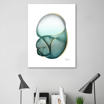 Shimmering Snail - Wrapped Canvas Print