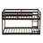 Twin Over Twin Solid Wood Bunk Beds With Ladder-671389107