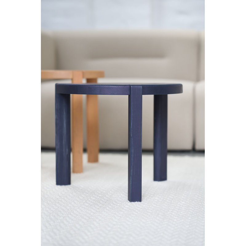 Ragnesminde Solid Wood End Table, Peach