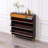 Painted Elephant Orange Shoe Storage Cabinet