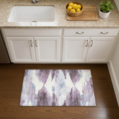 Premium Machine Washable Mayfield AMF2259 Swirls Rug