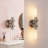 Modern Brushed Nickel 2-Light Bathroom Vanity Fixture With Clear Glass Shade, Adjustable Wall Mount Sconce For Mirror, Hallway, And Kitchen Lighting-1341992200-1341992202