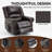 Dual Motor Infinite Position Heat Massage Power Lift Recliner Chair with USB Ports-1350290512