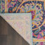 Tapis oriental ivoire / rose / bleu Verda-8859584