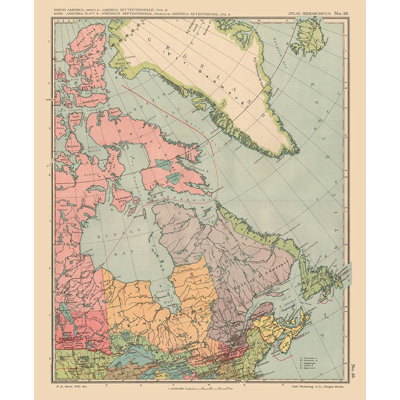 Groenland, Danemark, Canada - Streit 1913, reproduction d'affiche par Streit Streit (24 x 36) # ITCA0070