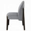 Ensemble de 2 chaises d'appoint Jeh, chenille, bois brun espresso-111577754