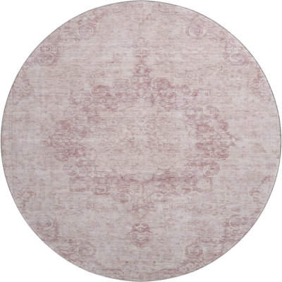 Premium Machine Washable Larock AMF1238 Global Rug