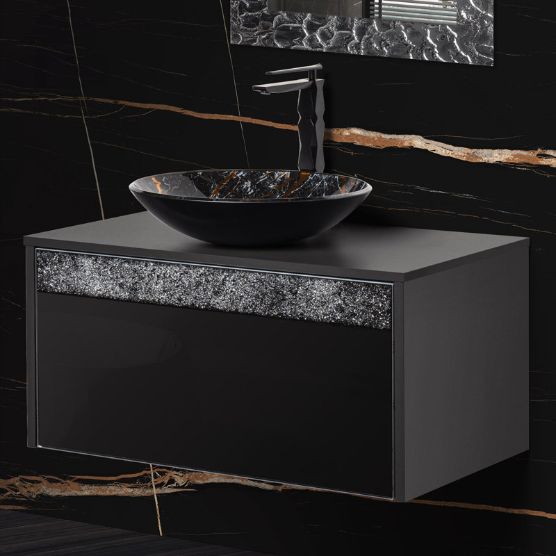 Adasynn 31.5'' Single Bathroom Vanity with Manufactured Wood Top