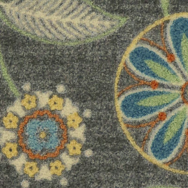 Tapis d'entrée antidérapant pour couloir [fabriqué aux États-Unis], multicolore, 2 x 6