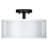 Fabric Semi Flush Mount
