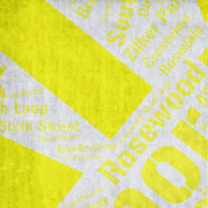 Bath Towel, Yellow, Poly/Cotton, Austin