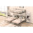 Full Size Bunk Bed With Built-In Shelf, Silver