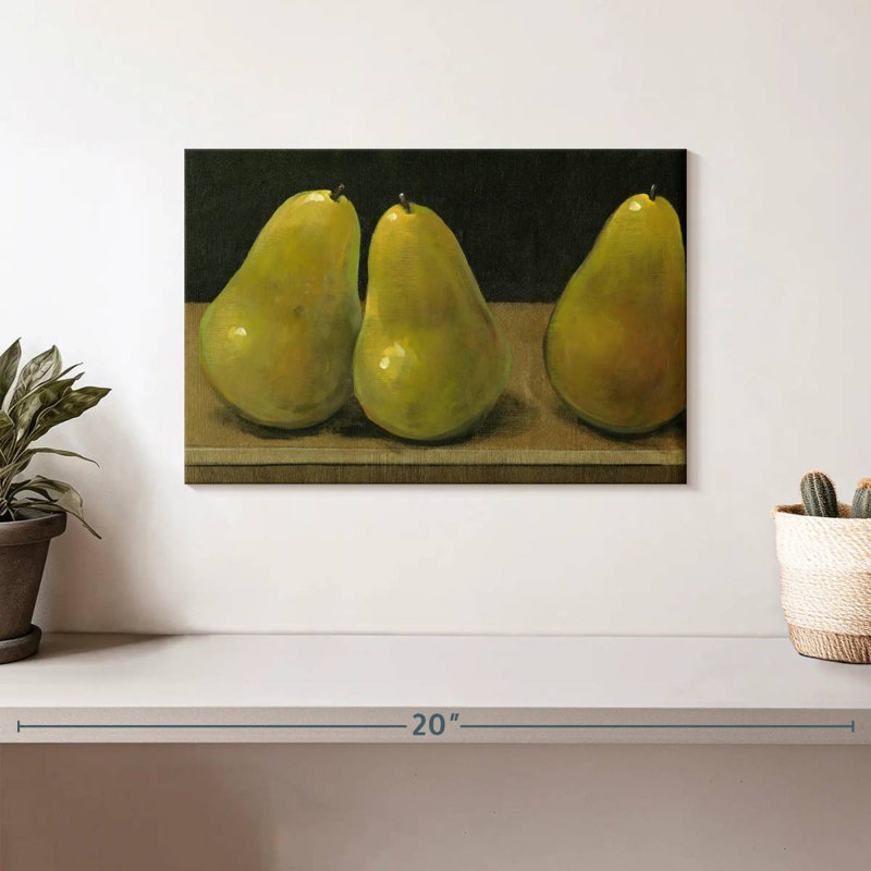 Yarlin Pear Study, 8" H x 12" W