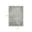 Tapis extérieur lavable abstrait gris et ivoire 10 pi x 14 pi