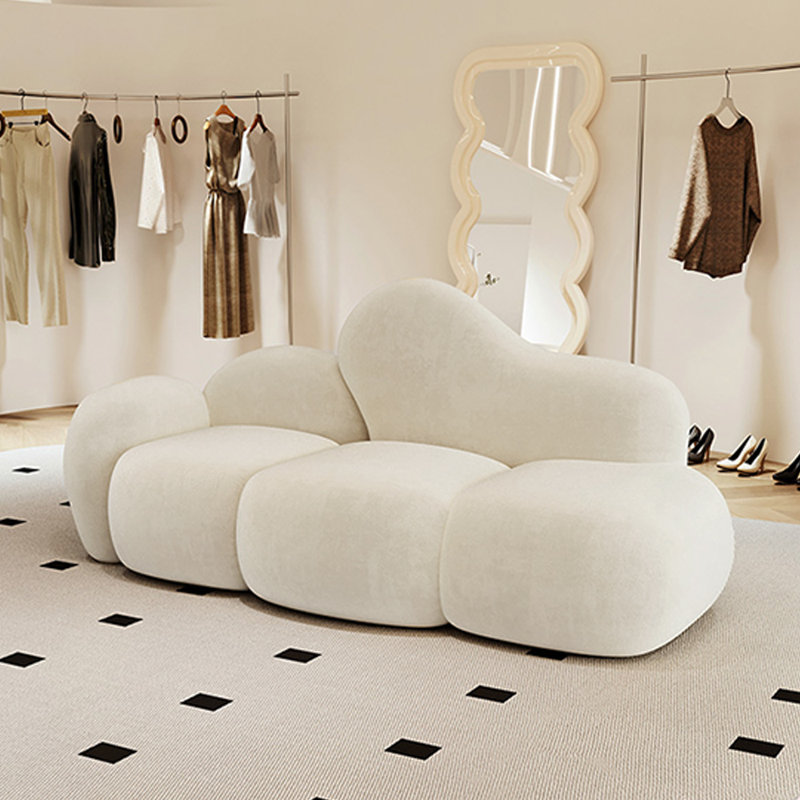 Méridiennes d'intérieur Leisure Flannelette, Orienté à gauche (vu de face), Beige