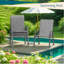 Garden Dining Chairs Set of 4, Stackable High Back Patio Chairs for Deck-949149644