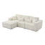 Canapé modulaire de 109 po, canapé modulaire Cloud avec assise profonde, canapé modulaire en L moderne avec méridienne et canapé rembourré pour salon, sans assemblage-130646418-130646423-130646424