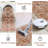 Washable Runner Rug 2x8 Non Slip Boho Floral Hallway Runner Rug Faux Wool Distressed Carpet for Kitchen, Laundry, Bedroom, Entrance-1380933931-1378389952