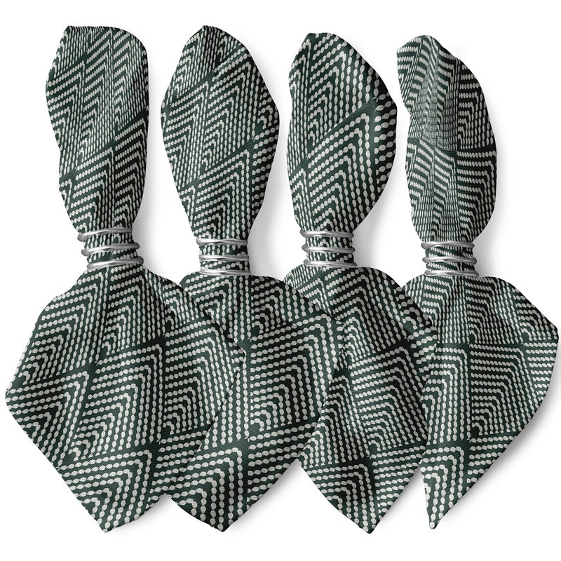 Lakshmy Lifeflor Napkins, Dark Green