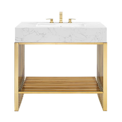 Modway Gridiron 36" Bathroom Vanity
