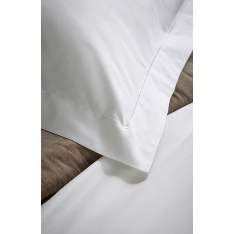 Premium 100% SateenPillowcase Pair, Standard Pillowcase, White