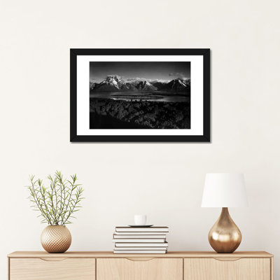 " Mt. Moran And Jackson Lake From Signal Hill " by Ansel Adams