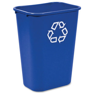 Grande poubelle de recyclage grand format