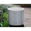 Pots de fleurs en céramique émaillée de taille moyenne, lot de 3 - Intérieur/Extérieur-1279111760-1279111791