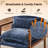 2Pcs Chenille Accent Chair Armchair With Pillow-1175849215