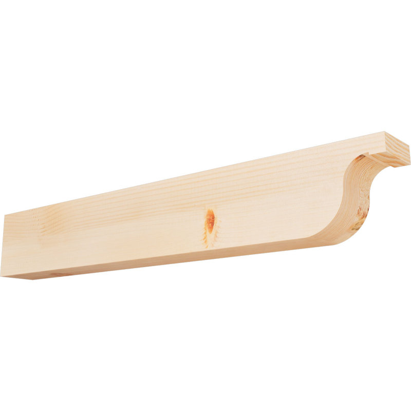 Queue de chevron lisse Del Monte, Sapin de Douglas, H 6 po x l 3 1/2 po x L 36 po